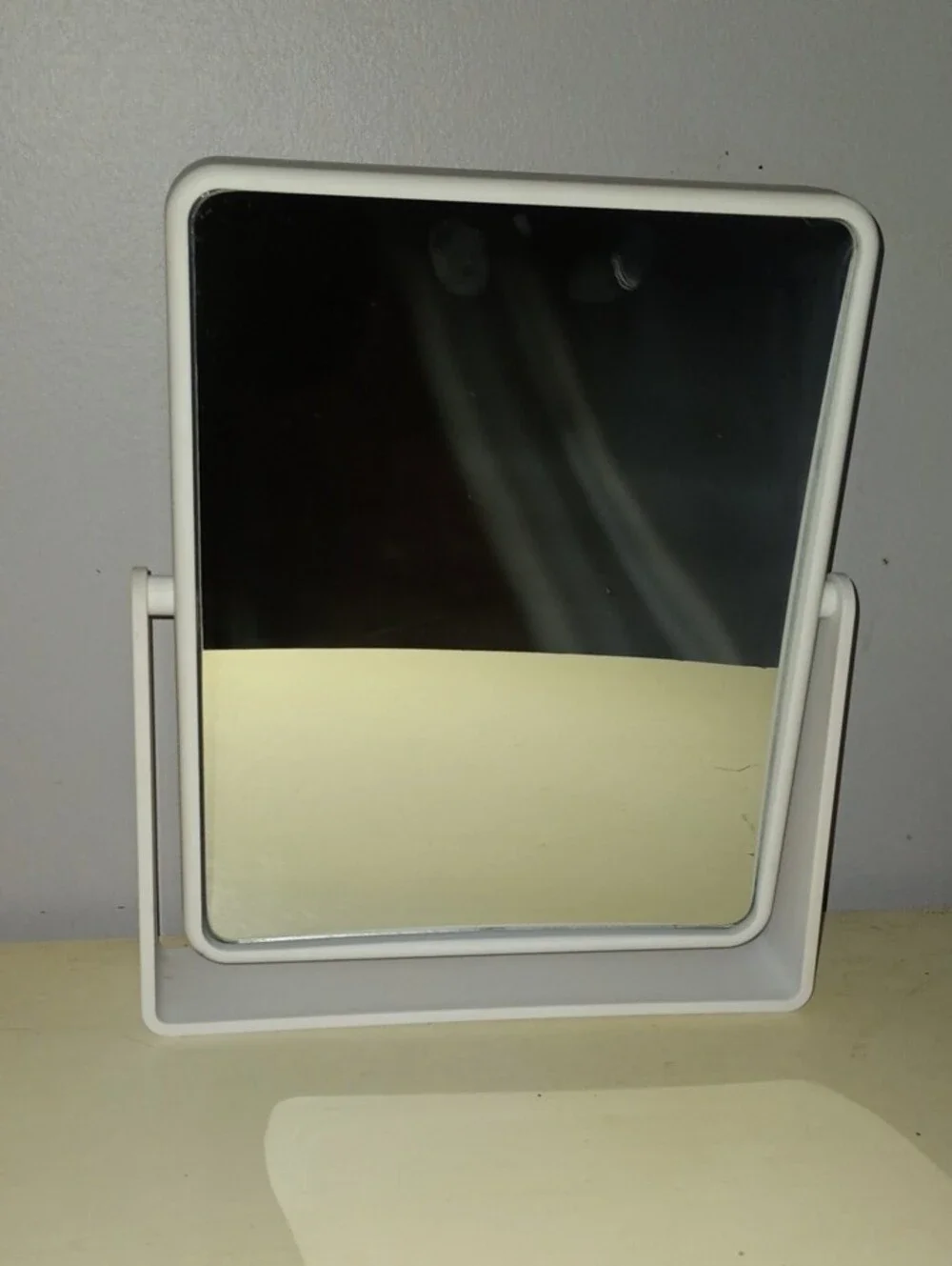 2/$20 Magnifying White Adjustable Vanity Mirror - Home Accents